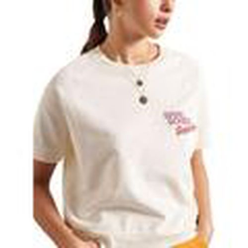 Tops y Camisetas WORKWEAR CROPPED SWEAT CREW para mujer - Superdry - Modalova