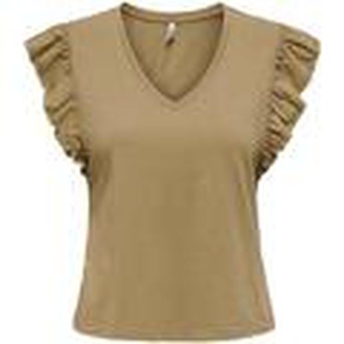 Tops y Camisetas ONLLUCILLA LIFE S/S V-NECK TOP JRS para mujer - Only - Modalova