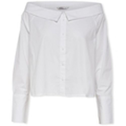 Blusa Off Shoulders Bambi Top - Bright White para mujer - Only - Modalova