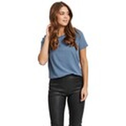 Jersey Sus T-Shirt - China Blue para mujer - Vila - Modalova