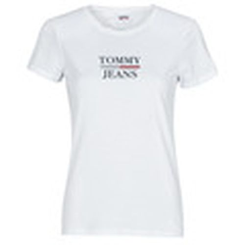 Camiseta TJW SKINNY ESSENTIAL TOMMY T SS para mujer - Tommy Jeans - Modalova