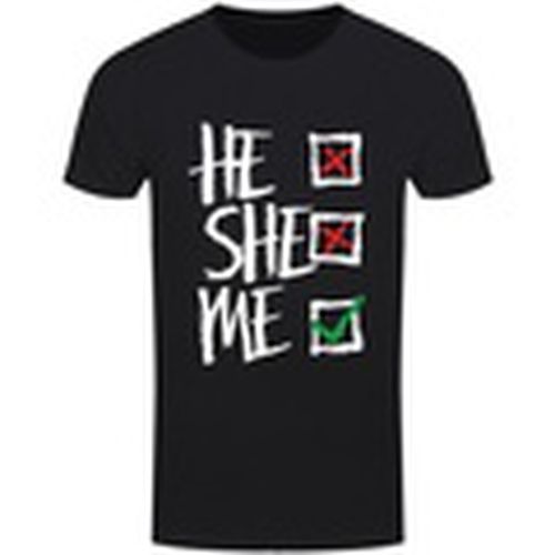 Camiseta manga larga He She Me para hombre - Grindstore - Modalova