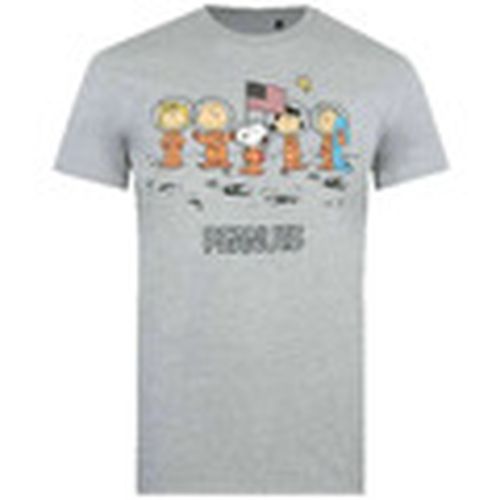 Camiseta manga larga Moon Landing para hombre - Peanuts - Modalova