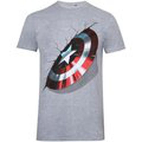 Camiseta manga larga TV1101 para hombre - Captain America - Modalova
