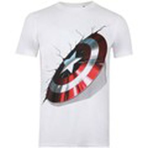 Camiseta manga larga TV1168 para hombre - Captain America - Modalova