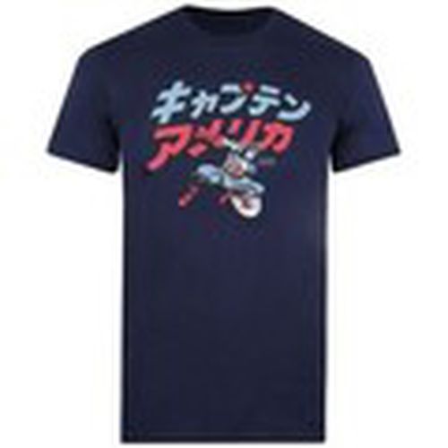 Camiseta manga larga TV1171 para hombre - Captain America - Modalova