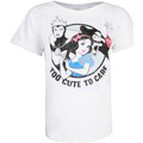 Camiseta manga larga Too Cute To Care para mujer - Snow White And The Seven Dwarfs - Modalova