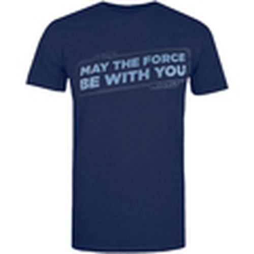 Camiseta manga larga May The Force Be With You para hombre - Disney - Modalova