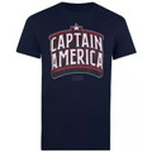 Camiseta manga larga - para hombre - Captain America - Modalova