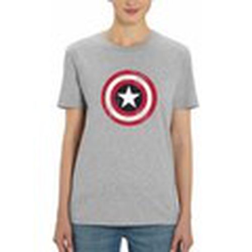 Camiseta manga larga TV298 para hombre - Captain America - Modalova