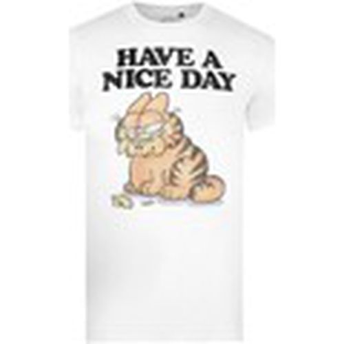 Camiseta manga larga Have A Nice Day para hombre - Garfield - Modalova