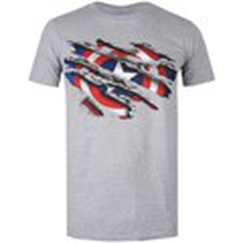 Camiseta manga larga TV716 para hombre - Captain America - Modalova