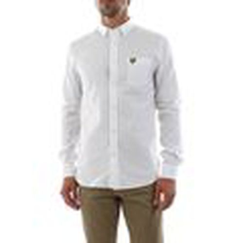 Camisa manga larga LW1302VTR OXFORD SHIRT-626 WHITE para hombre - Lyle & Scott - Modalova