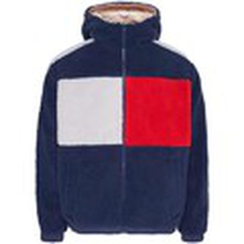Chaquetas - Chaqueta Reversible Colour-Blocked Relaxed Sherpa para mujer - Tommy Jeans - Modalova