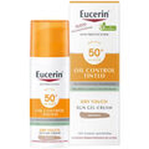 Base de maquillaje Sun Protection Oil Control Dry Touch Gel-crema Con Color Spf50+ para mujer - Eucerin - Modalova