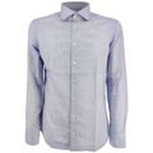 Camisa manga larga Camisa Simo Hombre Light Blue/White para hombre - Bastoncino - Modalova