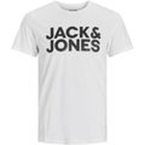 Camiseta 12151955 JJECORP LOGO TEE SS O-NECK NOOS WHITE para hombre - Jack & Jones - Modalova