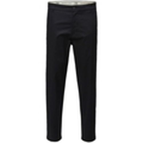 Pantalones Slim Tape Repton 172 Flex Pants - Black para hombre - Selected - Modalova