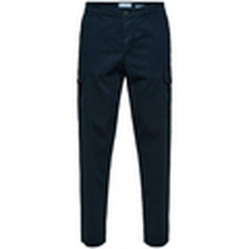 Pantalones Slim Tapered Wick 172 Cargo Pants - Dark Sapphire para hombre - Selected - Modalova