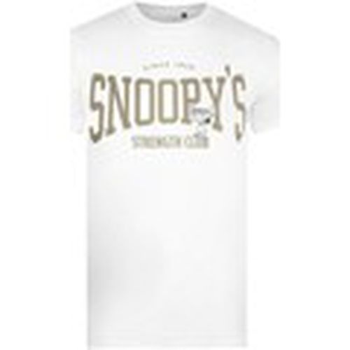 Camiseta manga larga Snoopys Strength Club para hombre - Peanuts - Modalova