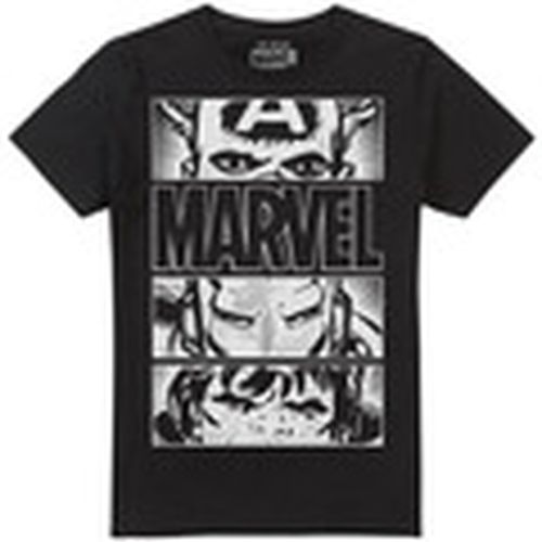 Camiseta manga larga Heroes Eyes para hombre - Marvel - Modalova
