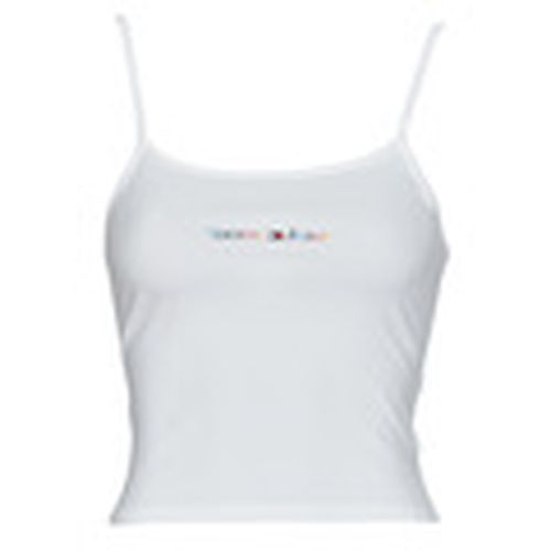 Camiseta tirantes TJW BBY COLOR LINEAR STRAP TOP para mujer - Tommy Jeans - Modalova
