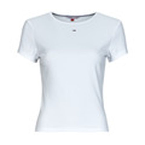 Camiseta TJW BBY ESSENTIAL RIB SS para mujer - Tommy Jeans - Modalova