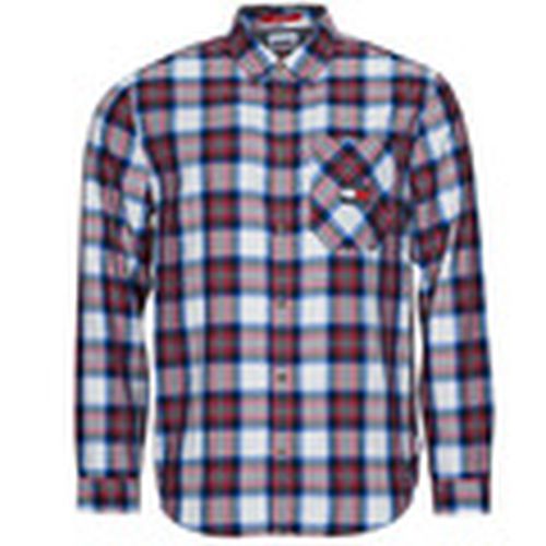 Camisa manga larga TJM RELAXED FLANNEL SHIRT para hombre - Tommy Jeans - Modalova