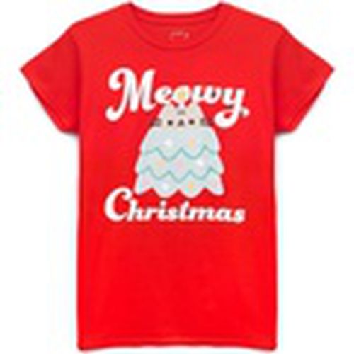 Camiseta manga larga Meowy Christmas para mujer - Pusheen - Modalova