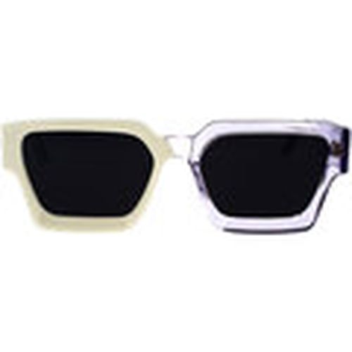 Gafas de sol Occhiali da Sole Los Angeles M3492 C18 Bianco Crystal para hombre - Leziff - Modalova