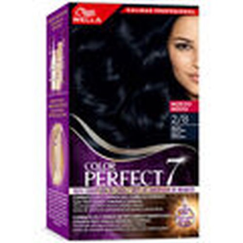 Coloración 100% Cobertura De Canas 2/8-negro Azulad para mujer - Wella Color Perfect 7 - Modalova