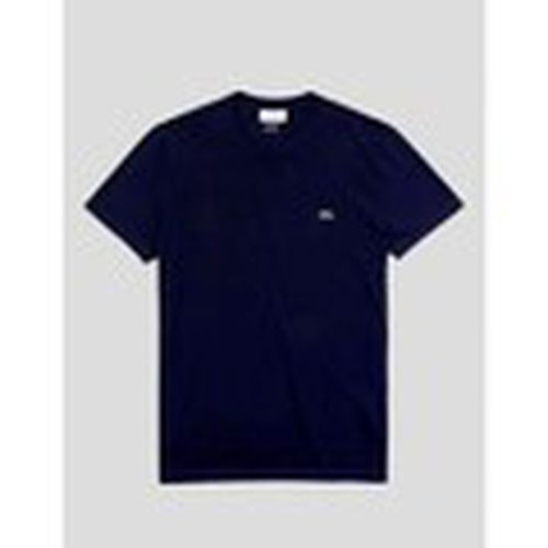 Camiseta CAMISETA CLASSIC REGULAR FIT MARINO para hombre - Lacoste - Modalova