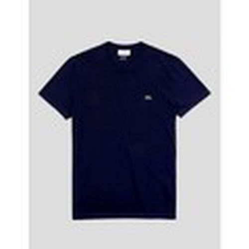 Camiseta CAMISETA CLASSIC REGULAR FIT NAVY BLUE para hombre - Lacoste - Modalova