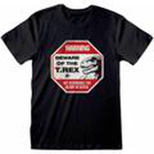 Camiseta manga larga Beware Of T-Rex para hombre - Jurassic - Modalova