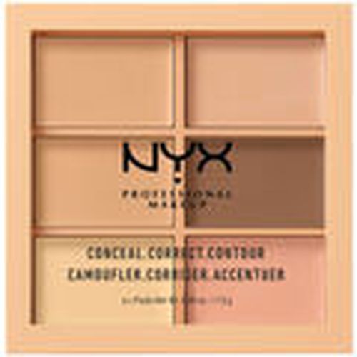 Base de maquillaje Conceal Correct Contour light 6x1,5 para mujer - Nyx Professional Make Up - Modalova