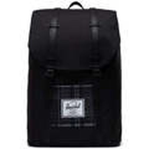 Mochila Retreat Black/Grayscale Plaid para hombre - Herschel - Modalova