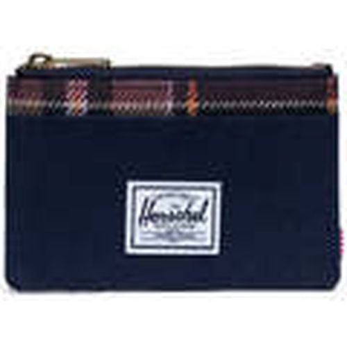 Cartera Oscar RFID Peacoat/Peacoat Plaid para hombre - Herschel - Modalova