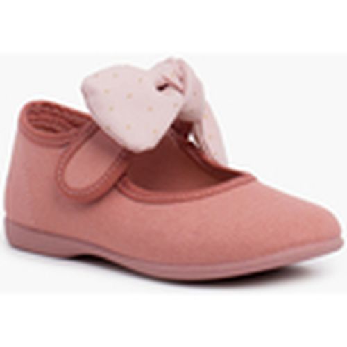 Zapatillas Chaussures Babies En Toile Nœud À Pois para mujer - Pisamonas - Modalova