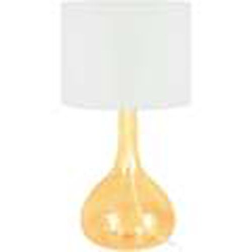 Lámparas de escritorio lámpara de noche redondo vidrio ámbar y blanco para - Tosel - Modalova