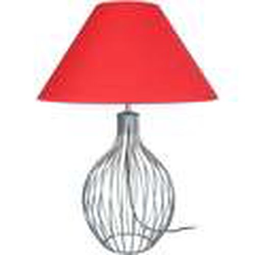 Lámparas de escritorio lámpara de la sala de estar redondo metal aluminio y rojo para - Tosel - Modalova