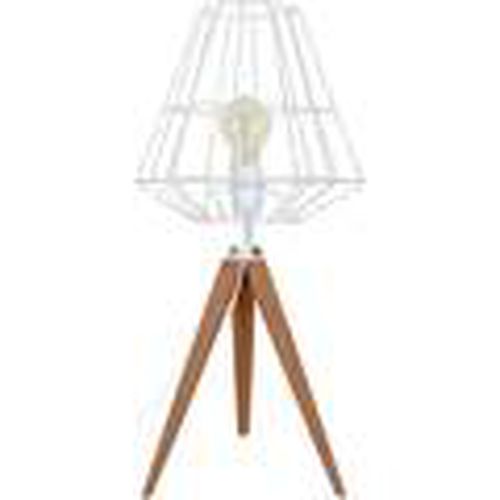 Lámparas de escritorio Lámpara de Mesa redondo madera oscuro y blanco para - Tosel - Modalova