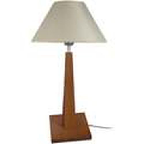 Lámparas de escritorio Lámpara de Mesa redondo madera oscura y crema para - Tosel - Modalova