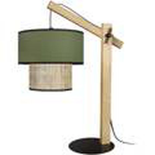 Lámparas de escritorio Lámpara de Mesa redondo madera oscuro y verde para - Tosel - Modalova