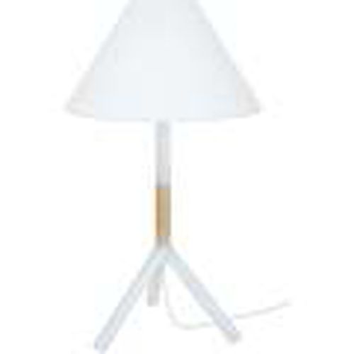 Lámparas de escritorio Lámpara de Mesa redondo madera natural y blanco para - Tosel - Modalova