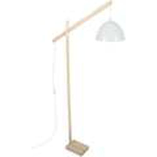 Lámparas de pie Lámpara de pie de lectura redondo madera natural y blanco para - Tosel - Modalova