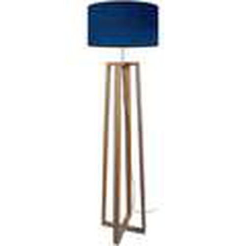 Lámparas de pie Lámpara de pie trapecio madera natural y azul para - Tosel - Modalova