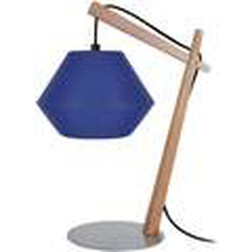 Lámparas de escritorio lámpara de noche redondo madera natural y azul para - Tosel - Modalova