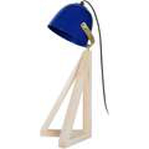 Lámparas de escritorio Lámpara de escritorio redondo madera natural y azul para - Tosel - Modalova