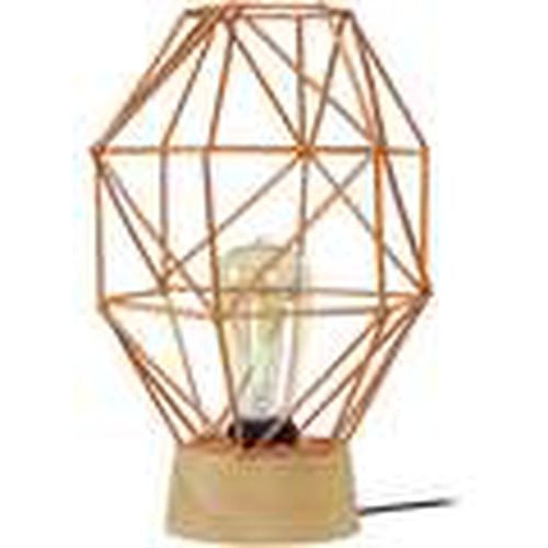 Lámparas de escritorio lámpara de noche redondo madera natural y cobre para - Tosel - Modalova