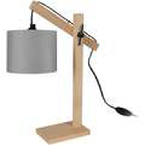 Lámparas de escritorio Lámpara de escritorio redondo madera natural y gris para - Tosel - Modalova